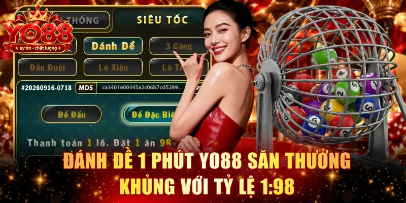 Đánh đề 1 phút YO88