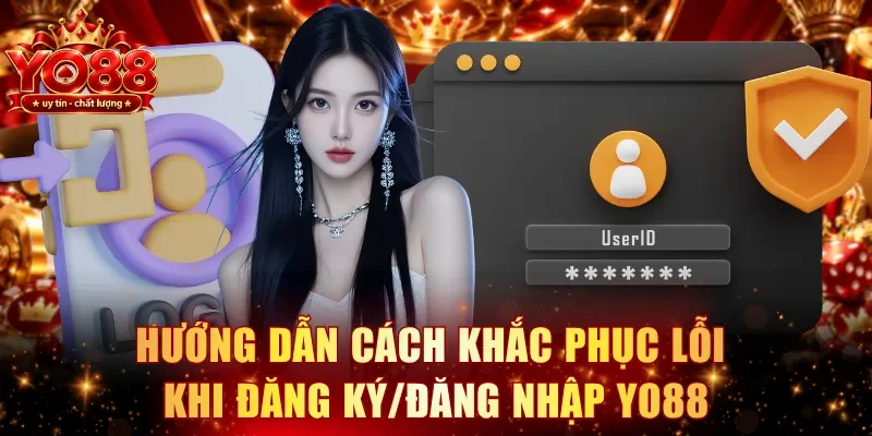 Hướng dẫn cách khắc phục lỗi khi đăng ký/Đăng nhập YO88