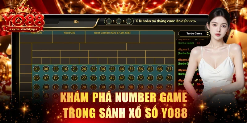 Khám phá Number Game trong sảnh Xổ số YO88 