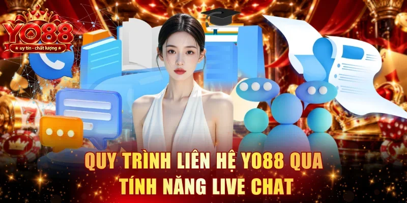 Quy trình liên hệ YO88 qua tính năng Live Chat