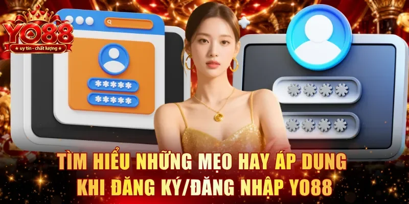 Tìm hiểu những mẹo hay áp dụng khi đăng ký/Đăng nhập YO88